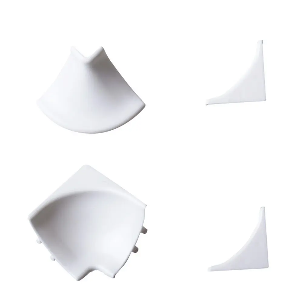 Набор аксессуаров для плинтуса ПВХ цвет белый Santreyd STLM-2114124