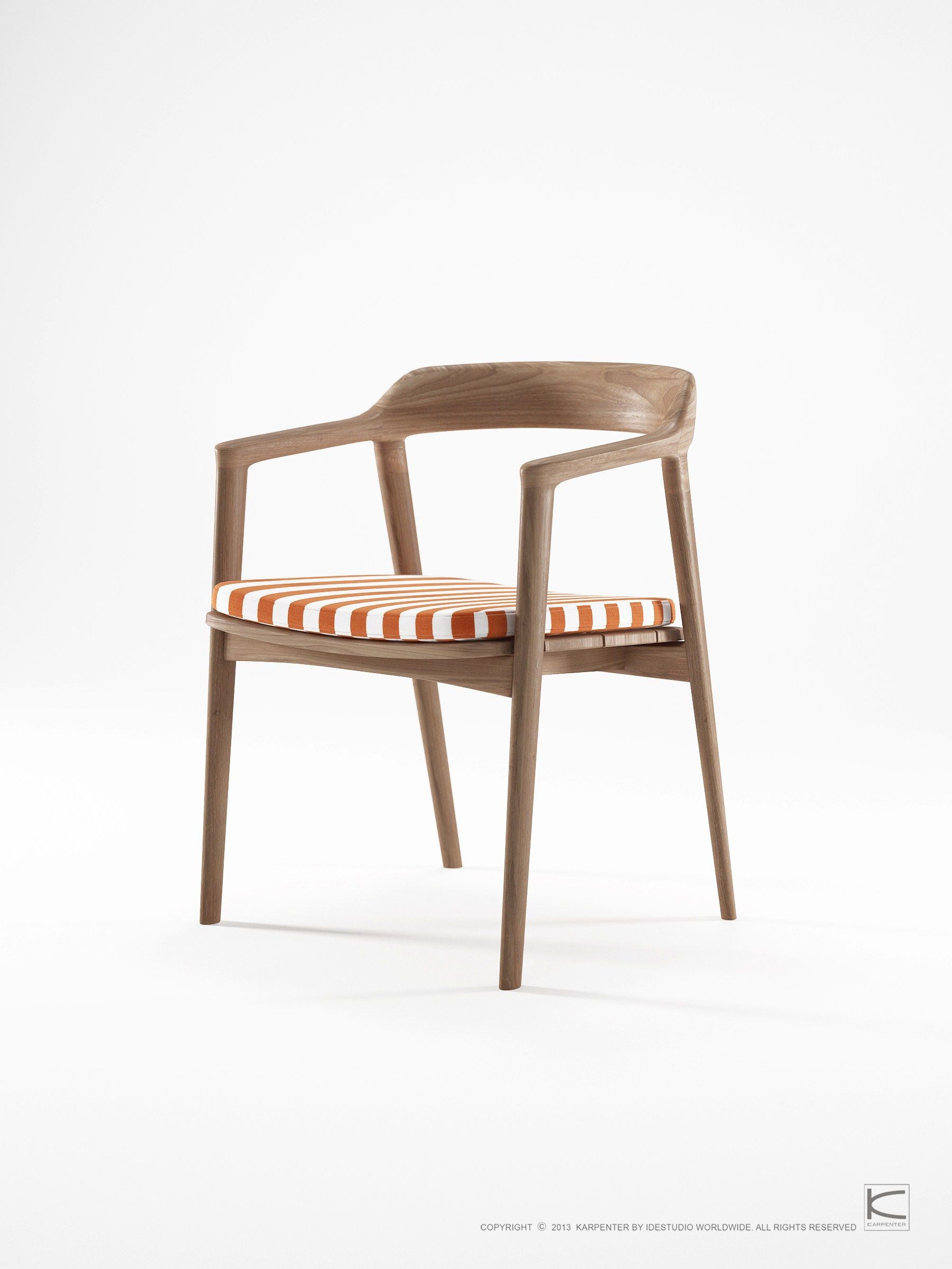 Стул из тикового дерева с подлокотниками KARPENTER Grasshopper Outdoor ARCH-00022537 - Вид №30