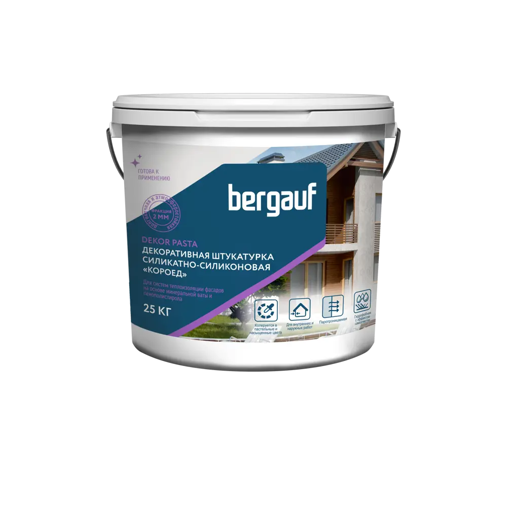 BERGAUF Dekor Pasta - декоративная штукатурка с эффектом короеда 89435069 STLM-1569664