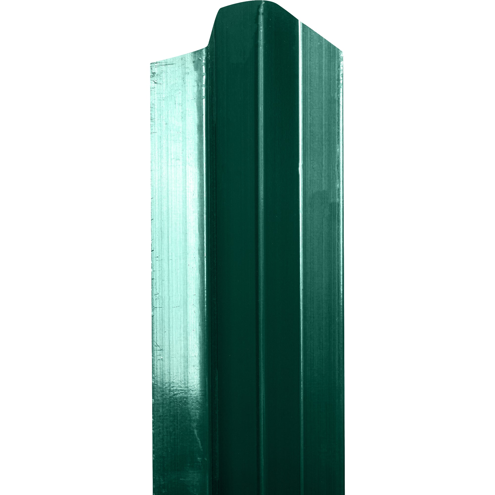 81990053 Штакетник односторонний СТ-М 100мм 1.5 м 6005 зеленый Стандарт Santreyd - Вид №2