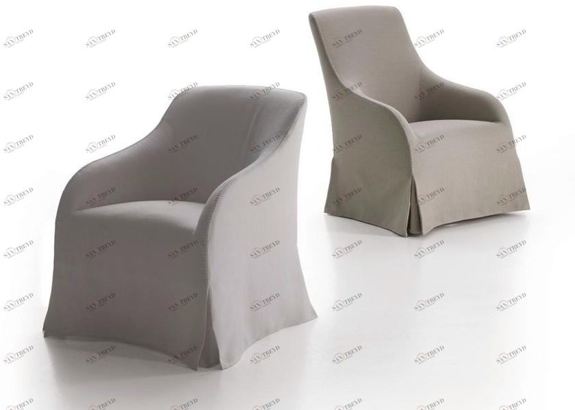 Maxalto Кресло с обивкой из ткани с подлокотниками Agathos sun-id-1471894