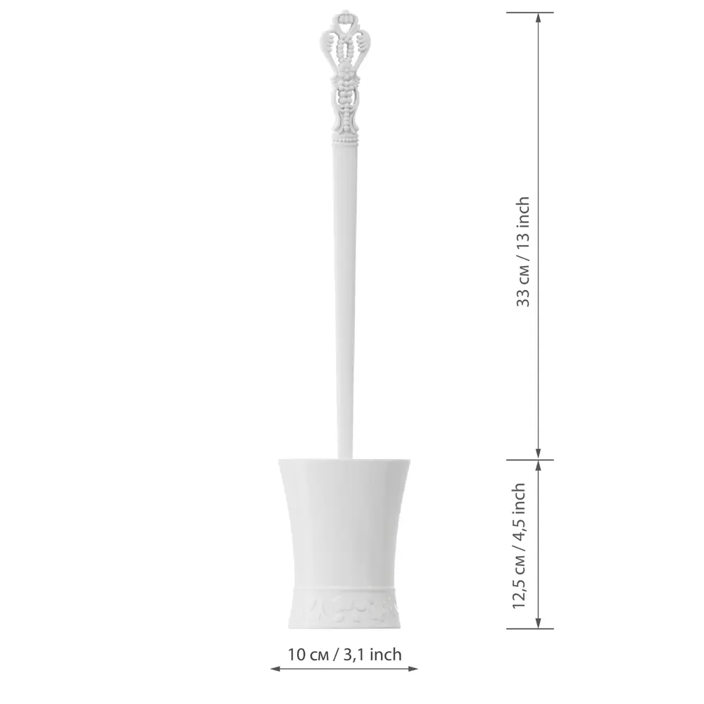 Ёршик для унитаза Swensa Venice цвет белый Santreyd нет STLM-2013055 - Вид №4