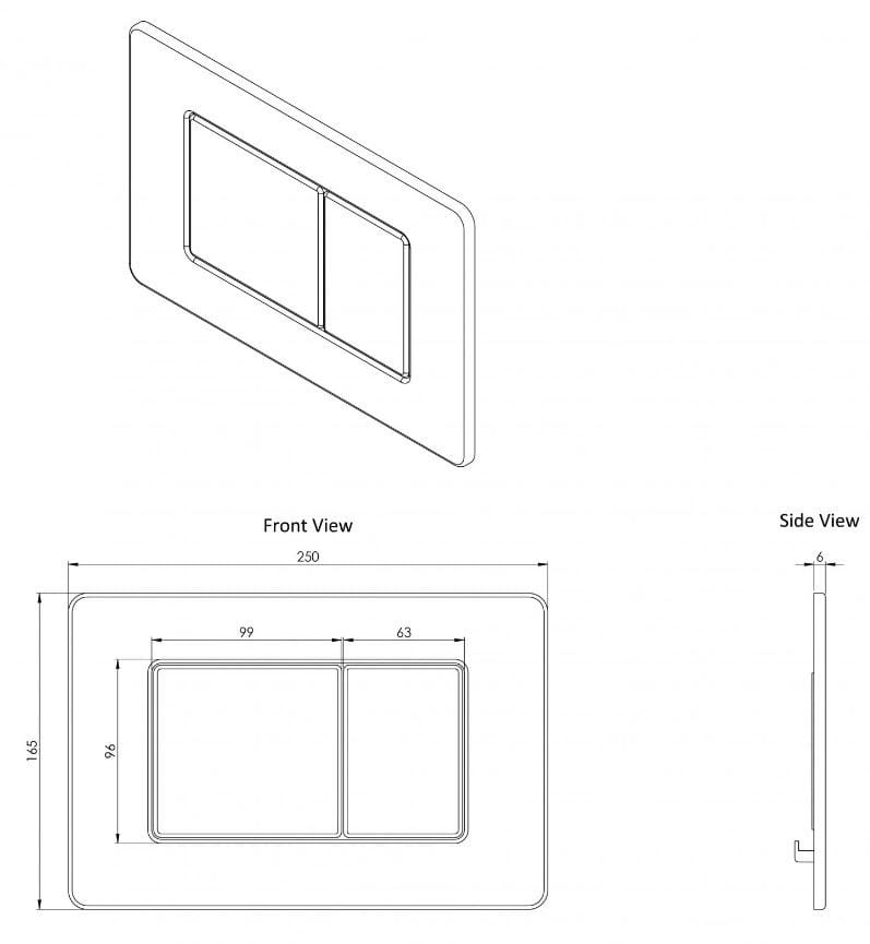 Керамический подвесной туалет без бриды LUSSO BERKELEY ARCH-00030463 - Вид №18