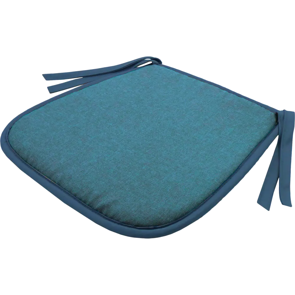 Галета Савана 38/27x40x3 см цвет бирюза LINEN WAY Подушка для стула STLM-2016729 - Вид №1