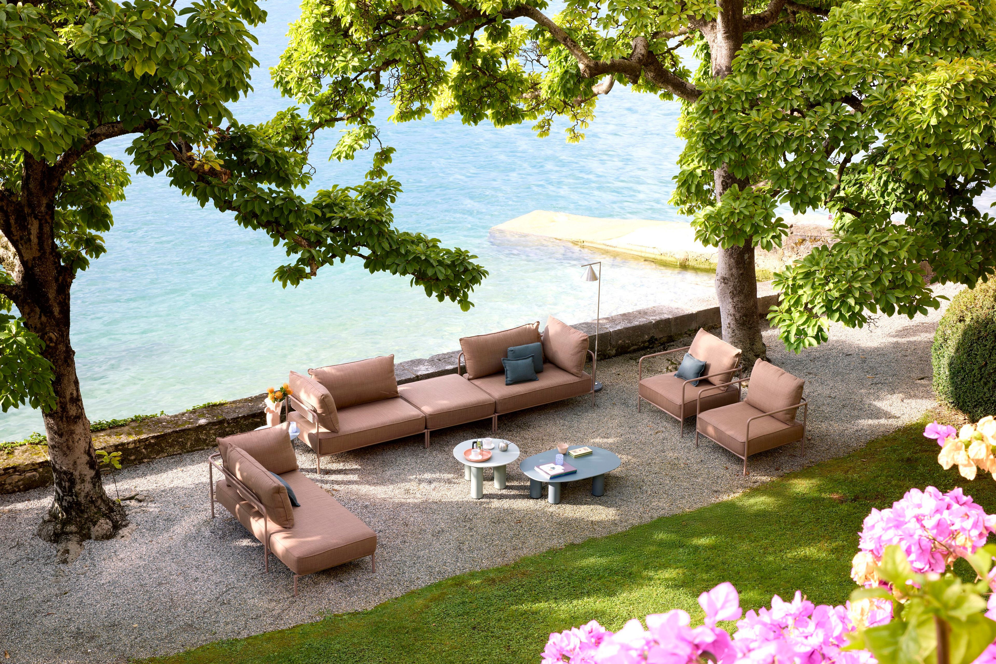 Стул для сада из стали и ткани S-CAB лоскут ARCH-00046587 - Вид №3