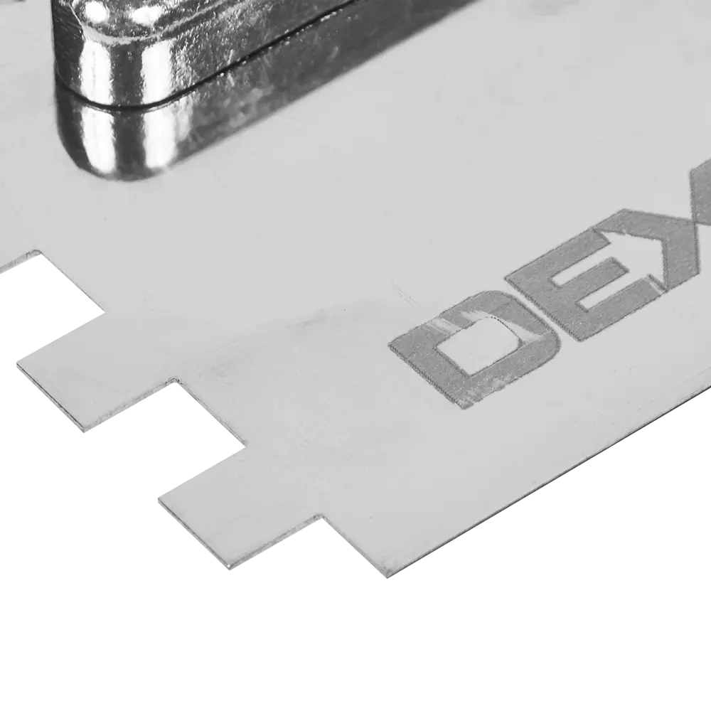 Гладилка зубчатая из нержавеющей стали Dexter A0TSS1019 130x280 мм, зуб 10x10 мм 89124072 STLM-2133578  - Вид №1