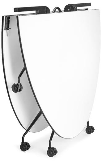 Mara Стол складной круглый на колесиках  286t  - Вид №6