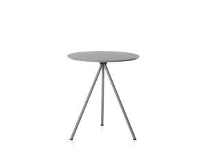 Круглый складной стол с металлическим откидным верхом