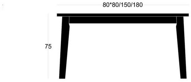 SIPA Прямоугольный стол из массива дерева T-coffee sun-id-1384051 - Вид №4