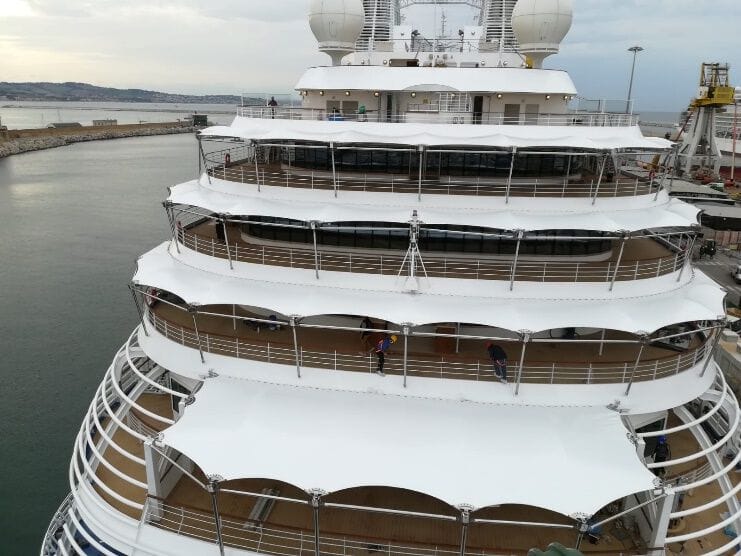 Натяжная конструкция из нержавеющей стали и ПВХ Crestani 2000 CANVAS ARCH-00127774 - Вид №4