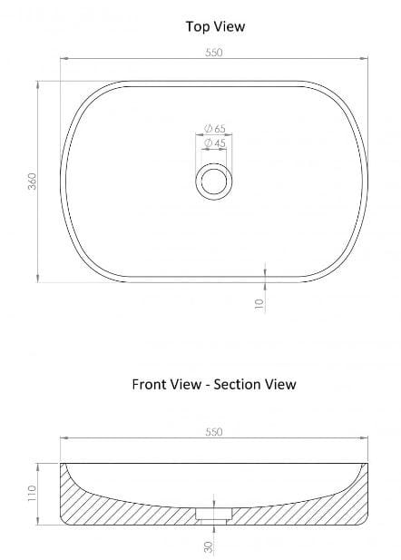 Овальная столешница из каррарского мрамора LUSSO Designo ARCH-00071259 - Вид №3