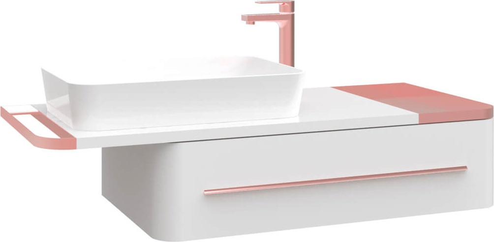 AL0120.01.BBR ЗОЛОТО+UL060 Нижний модуль с раковиной Creavit 