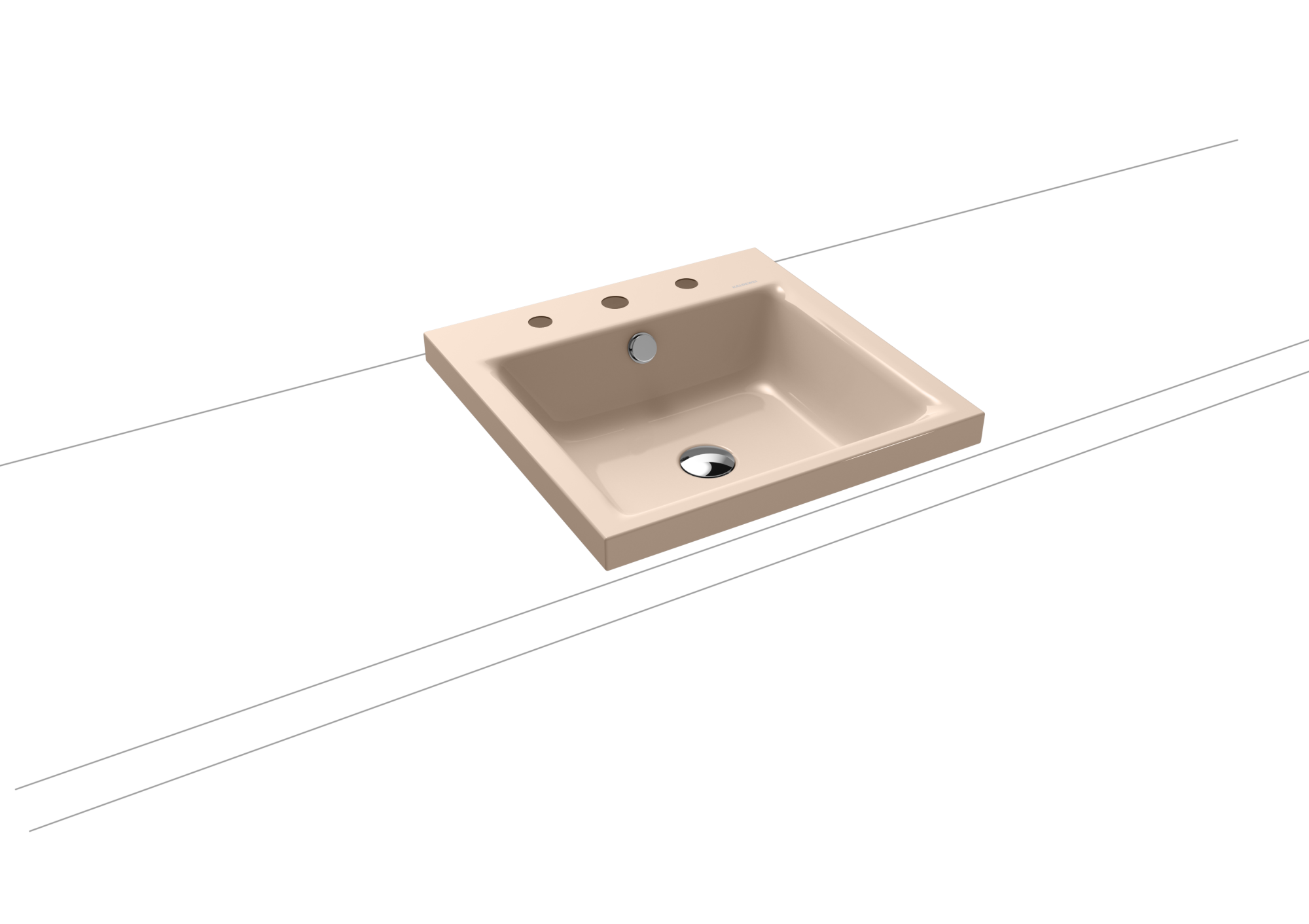 Умывальник KALDEWEI Сталь эмалированная 3153 24 багамский бежевый 3153306024 