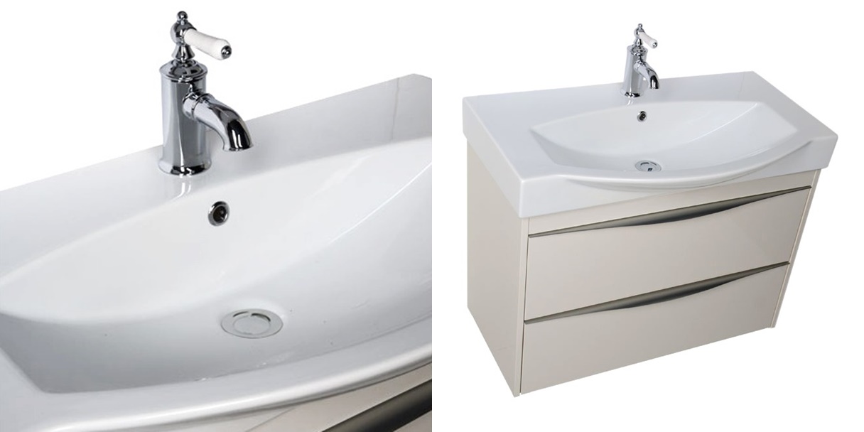 Комплект мебели Aquanet Франка 85 слоновая кость 00183193 - Вид №5