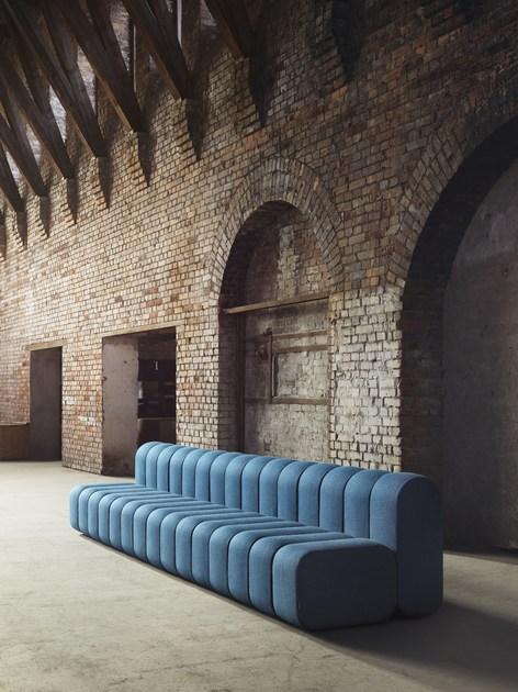 Blå Station Угловой диван в ткани Bob Bla Station sun-id-1436279 - Вид №3