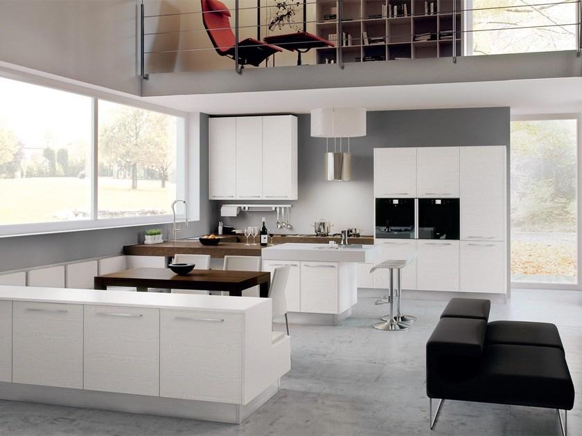 Cucine Lube Кухня из лакированной древесины Adele project sun-id-1356231 - Вид №1