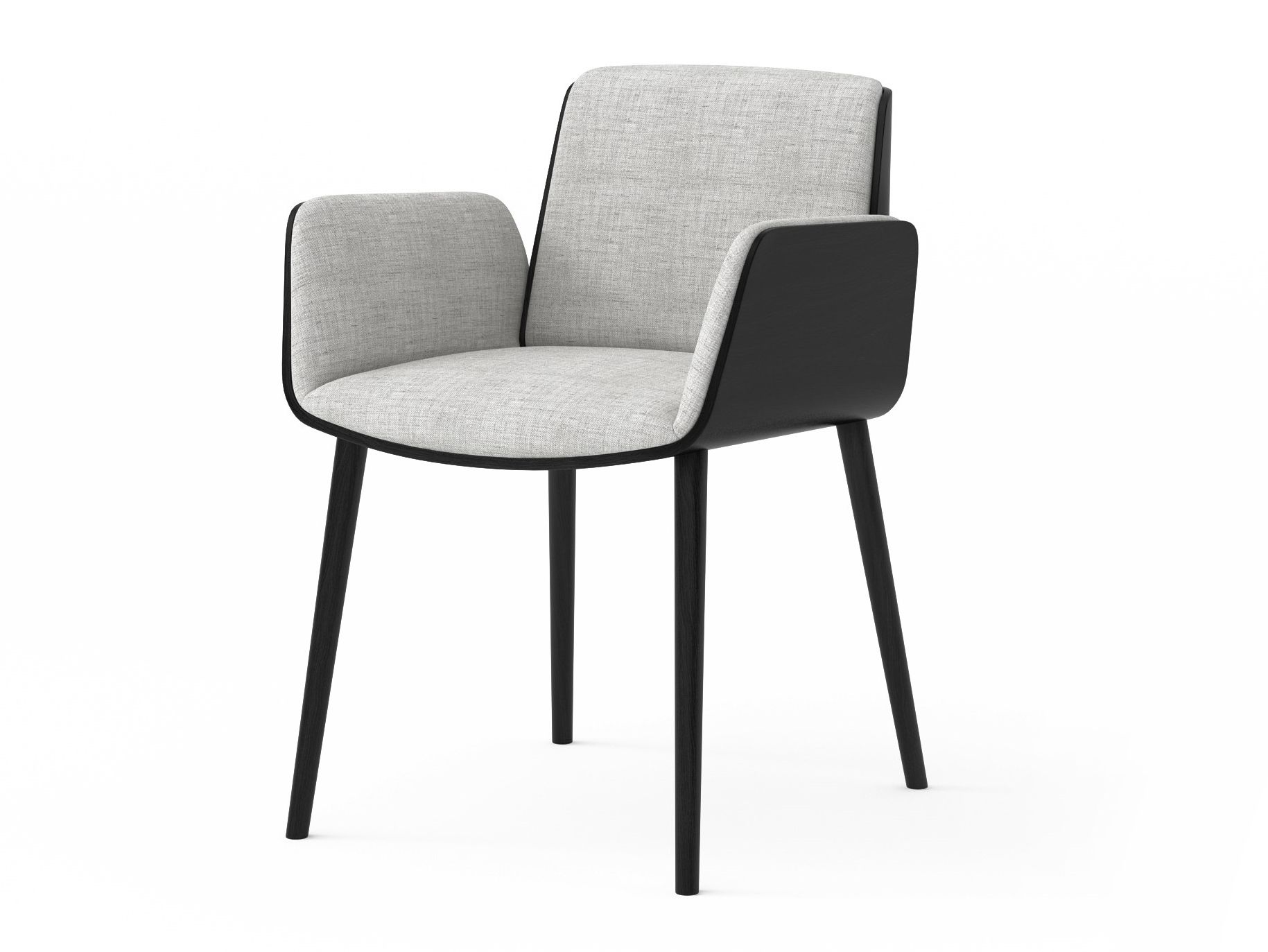 Мягкий тканевый стул с подлокотниками Punt HUG ARCH-00092567 - Вид №2