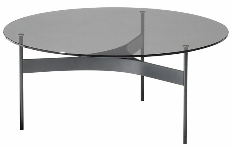 Moroso Круглый журнальный столик из стали и хрусталя Yumi sun-id-1501582 - Вид №2