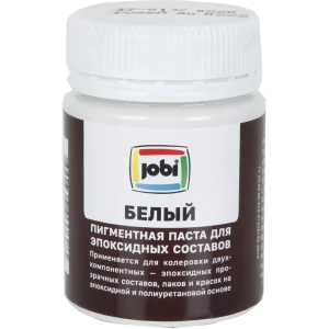 Пигментная паста Jobi для эпоксидных составов 40 мл цвет белый
