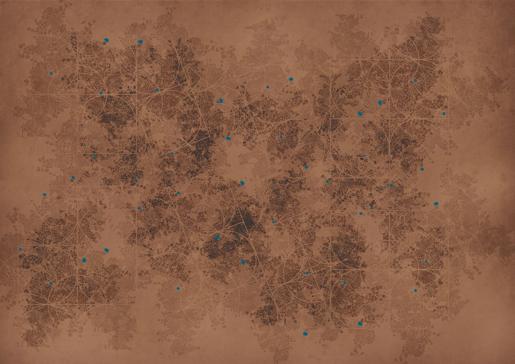 Панорамные обои с уникальной полосой из ткани Tecnografica коллекции произведений искусства ARCH-00021141 - Вид №3