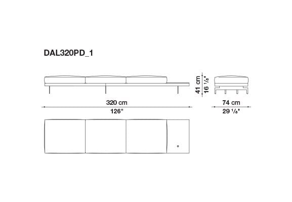 Кожаный диван B&B Italia док ARCH-00130675 - Вид №163