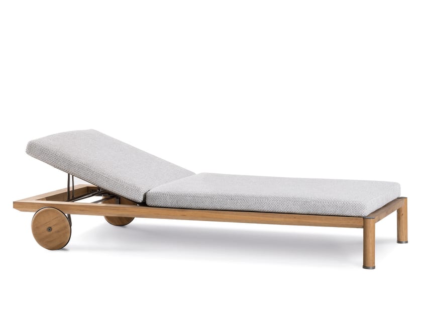 Ткань открытый лежак кровать с колесами Minotti дневной свет ARCH-00051669