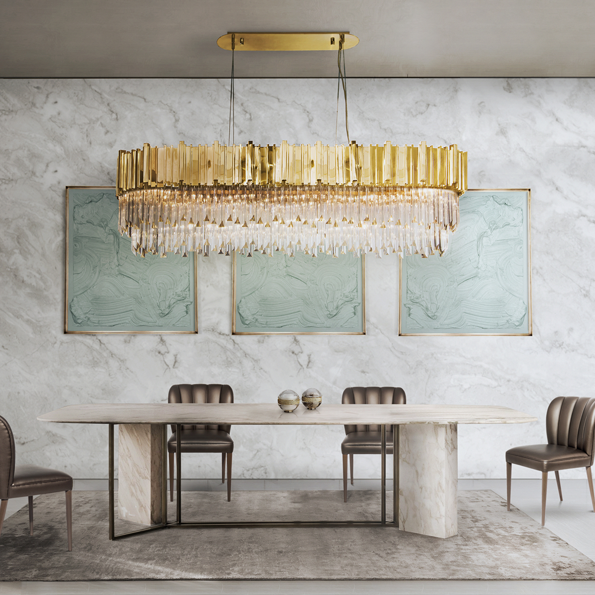 Подвесные лампы Empire Snooker Suspension Covethouse LUXXU  - Вид №1