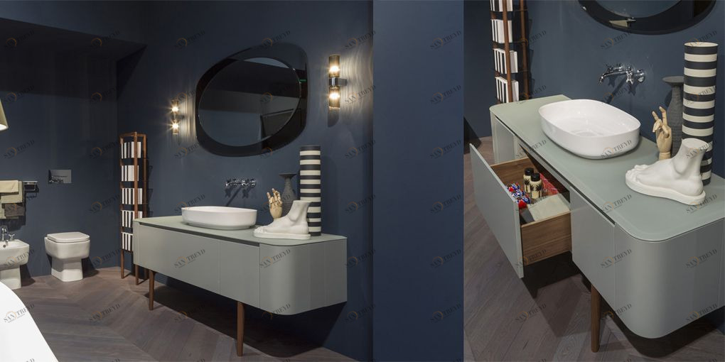 Комплект мебели №6 144 см Antonio Lupi ILBAGNO из ясеня Antoniolupi 6ILBAGNO