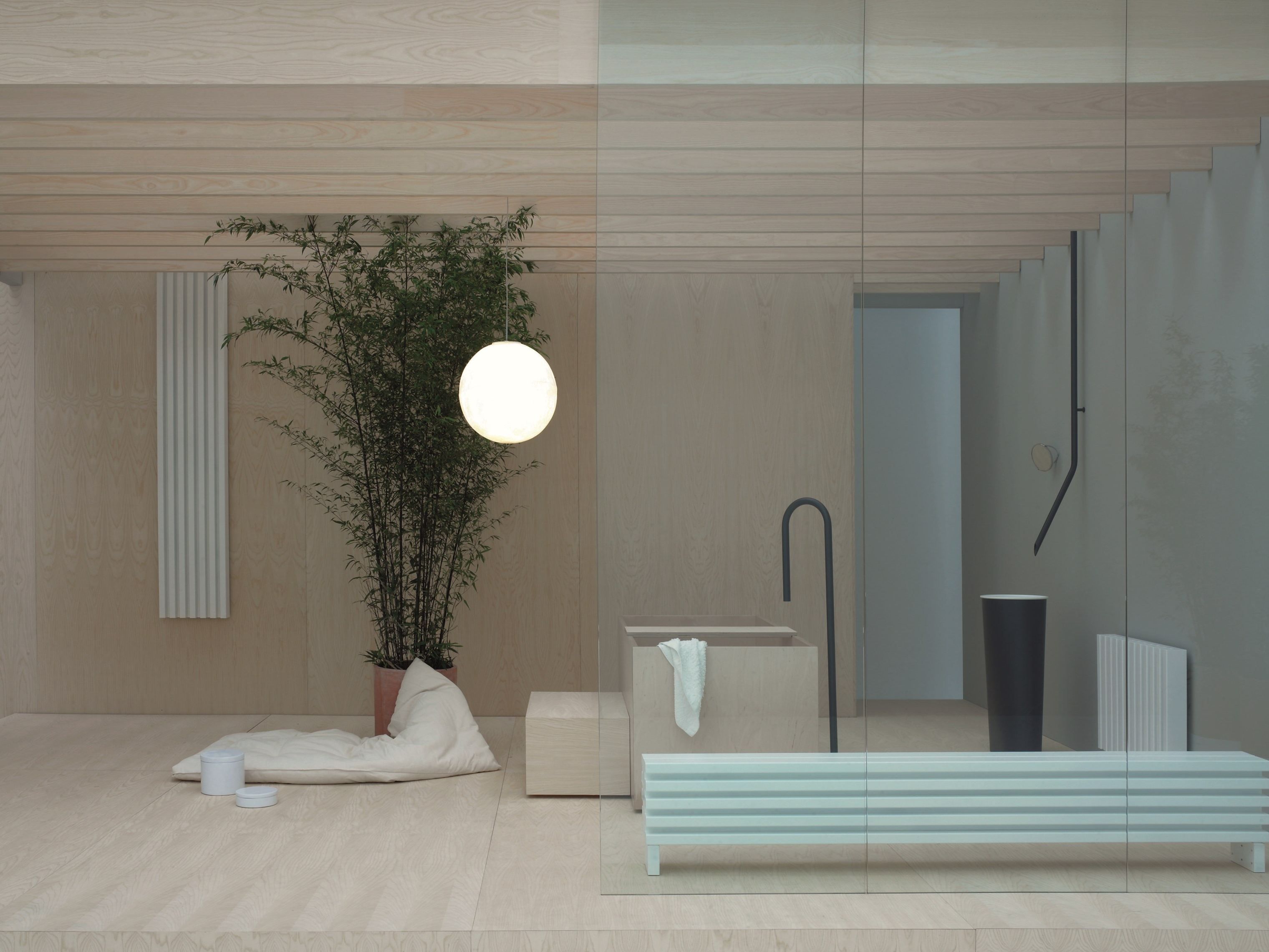 Горизонтальная горячая вода скамейка полотенцесушитель Tubes Elements ARCH-00078265 - Вид №5