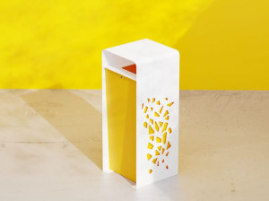 Корзина для мусора из оцинкованной стали