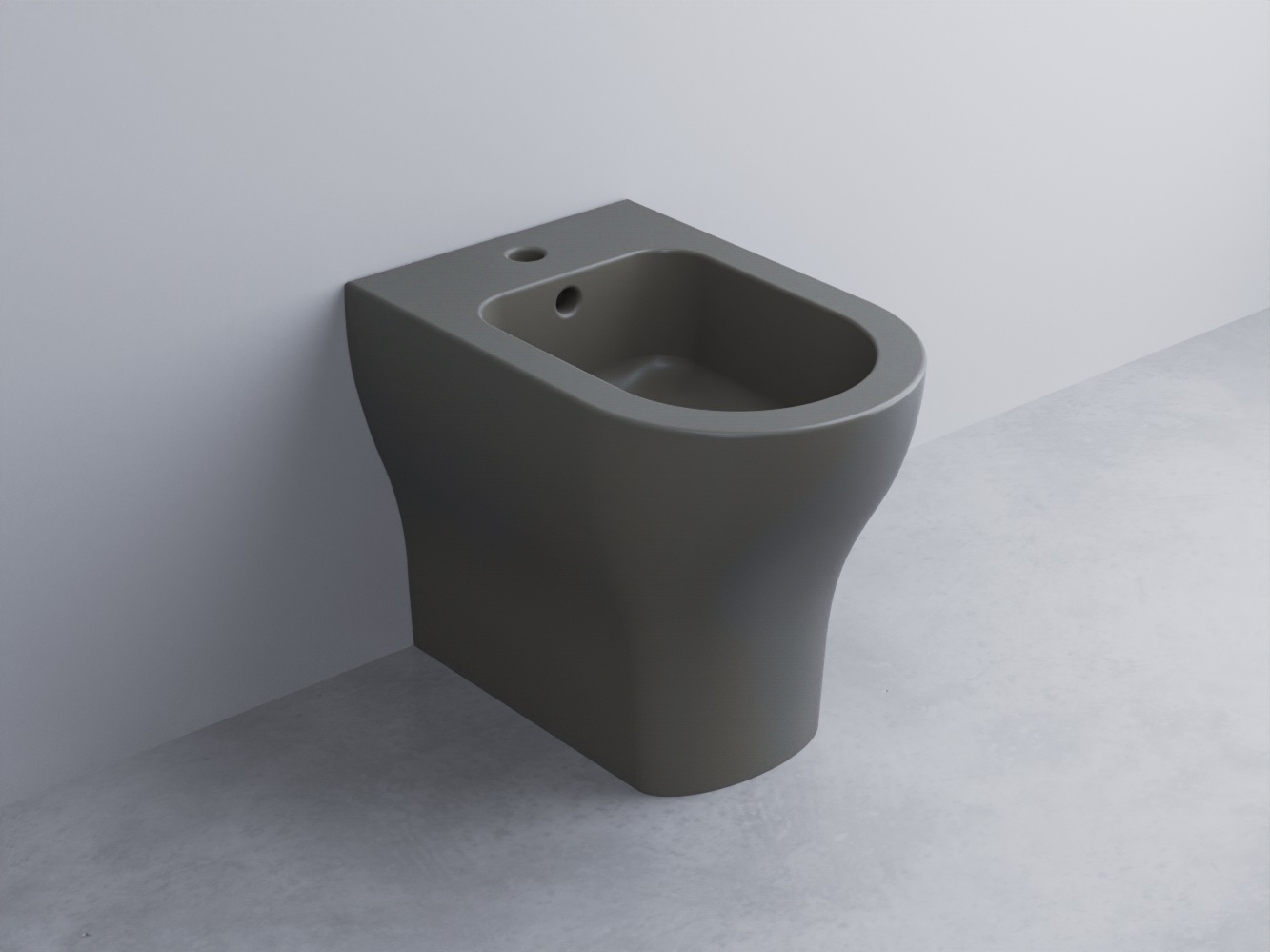 EJBI-CM Биде напольное с одним отверстием под смеситель Enjoy 53 cielo Enjoy + Amedeo Ceramica Cielo