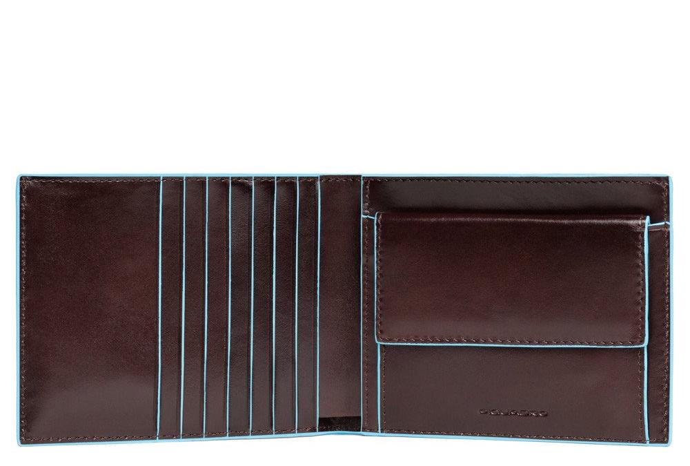 PU1239B2R/MO Портмоне Mens Wallet Piquadro Blue Square  - Вид №1