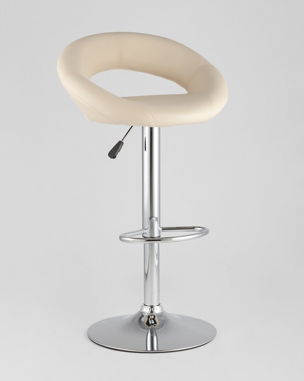 Стул барный со спинкой бежевый из экокожи "Купер" STOOL GROUP  00-3945957 Бежевый  - Вид №1