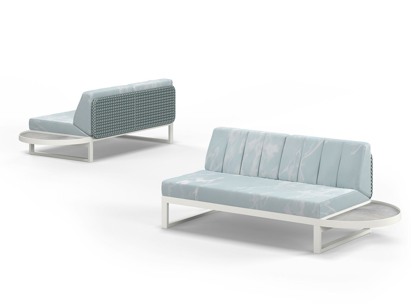 2-местный модульный тканевый диван с журнальной стойкой MAMAGREEN Munia ARCH-00077745 - Вид №8