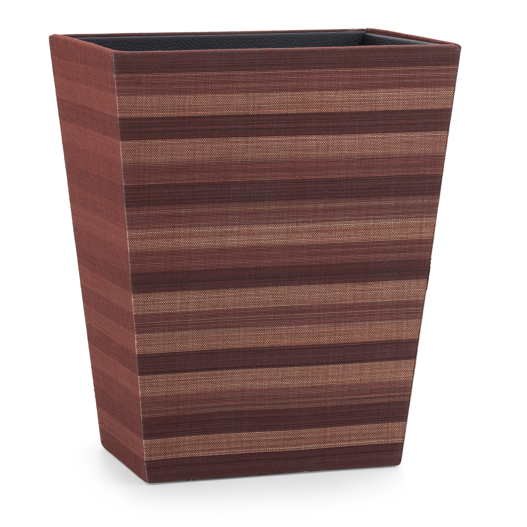 STR-MAH-WB Мусорная корзина из полосатого красного дерева Labrazel 