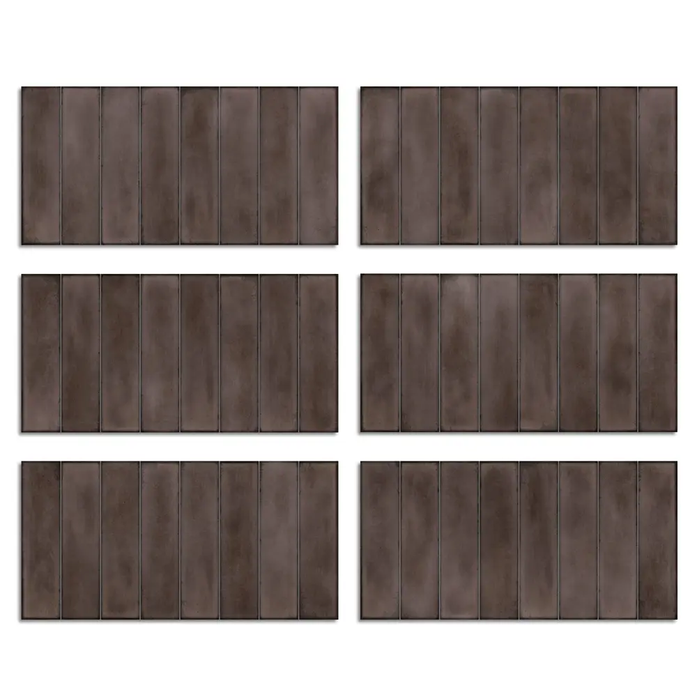 Настенная плитка KREAFORTA Cascada 29.8x59.8 1.425м цвет матовая коричневый STLM-2101489 - Вид №2