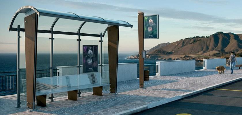 Metalco Навес Corten ™ для автобусной остановки sun-id-1363002 - Вид №1