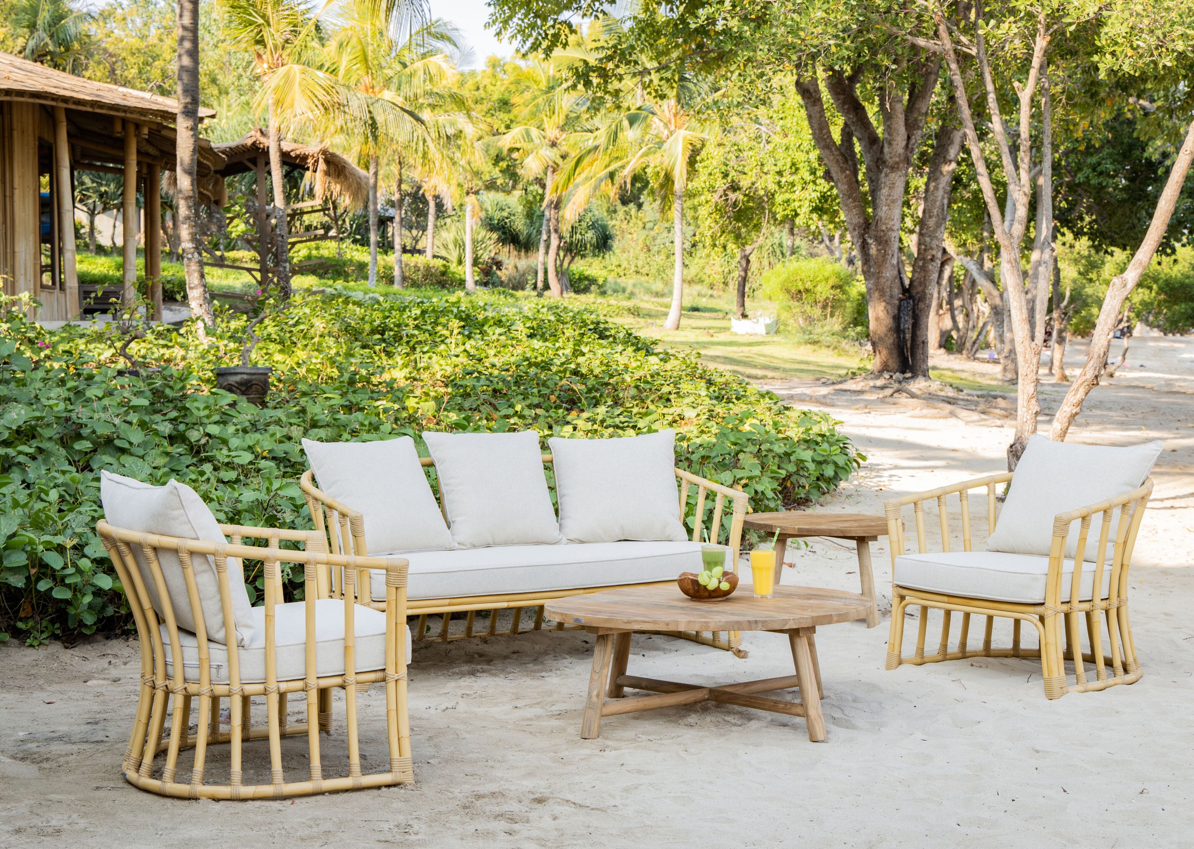 2-местный тканевый садовый диван cbdesign Cane-B ARCH-00119076