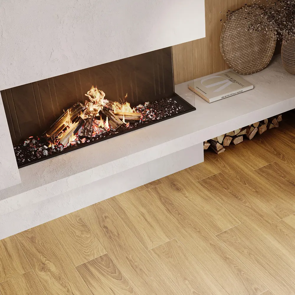 Керамогранит Vitra Alice 20×120 см матовый орех 89405522 STLM-1565428