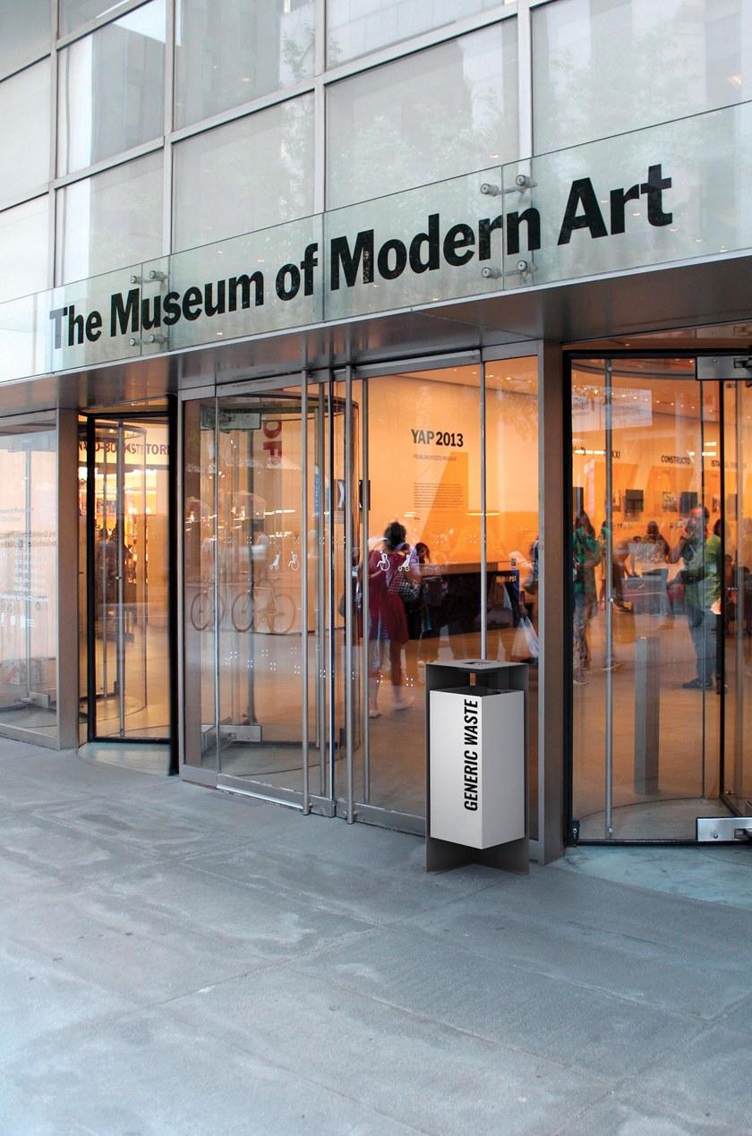 City Design Урна из оцинкованной стали с крышкой и пепельницей sun-id-1470151 - Вид №2