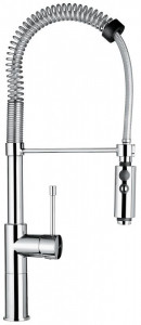 71110CR Смеситель Eden с пружинным изливом для кухни, цвет хром