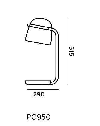 Светодиодная настольная лампа из дутого стекла с диммером BROKIS Mona ARCH-00049902 - Вид №9