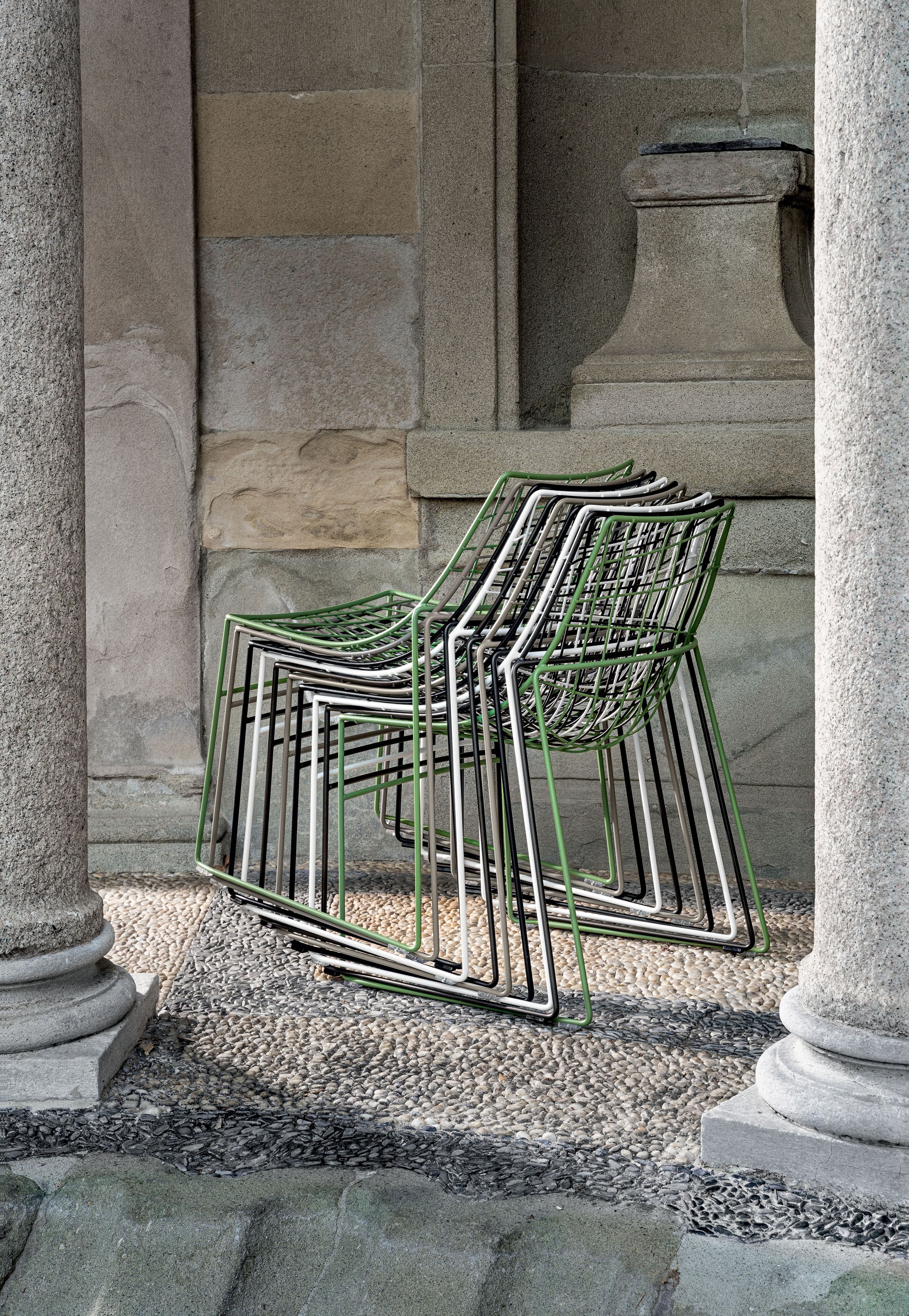 Штабелируемый металлический стул Sovet Italia KEYAH ARCH-00076046 - Вид №16