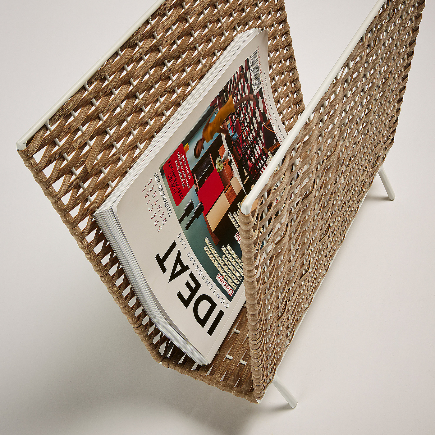 054567 Подставка для журналов Shelton из натурального ротанга La Forma Shibori  - Вид №1