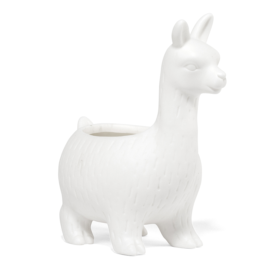 PL08 Кашпо lloyd the llama Kikkerland  - Вид №3