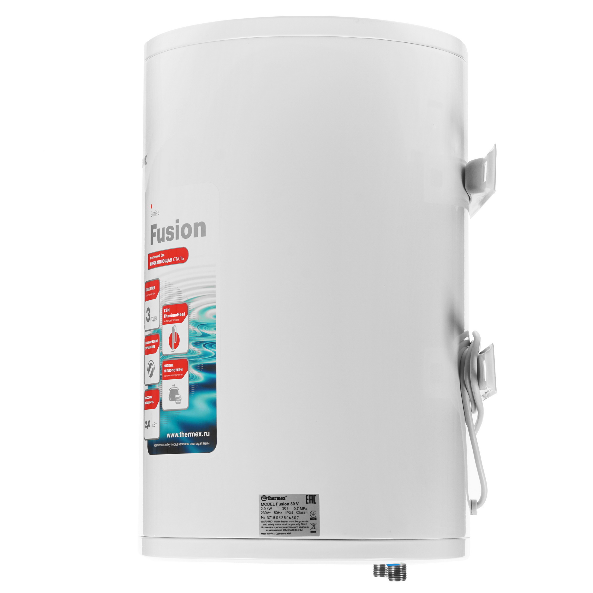 1233634 Водонагреватель электрический Thermex Fusion 30V STDN-0097809 - Вид №2