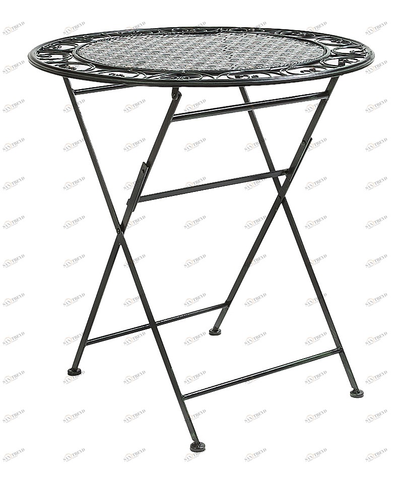 Складной столик кофейный черный антик "Монсо" BYOBJECT  009369 Черный Object Desire 