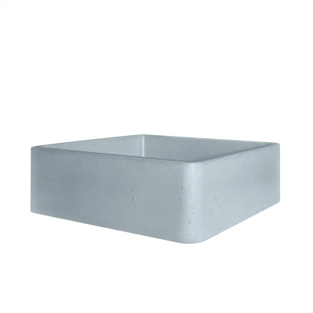 Раковина Square накладная 36x36 см цвет серый матовый Santreyd STLM-2077411 - Вид №3