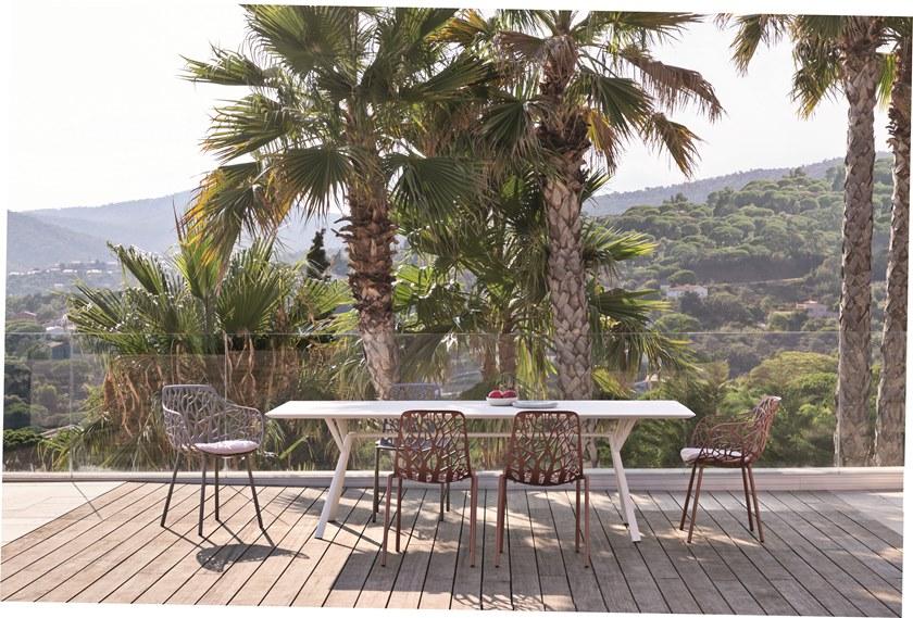 FAST Прямоугольный алюминиевый садовый стол Radice quadra sun-id-1491068 - Вид №1