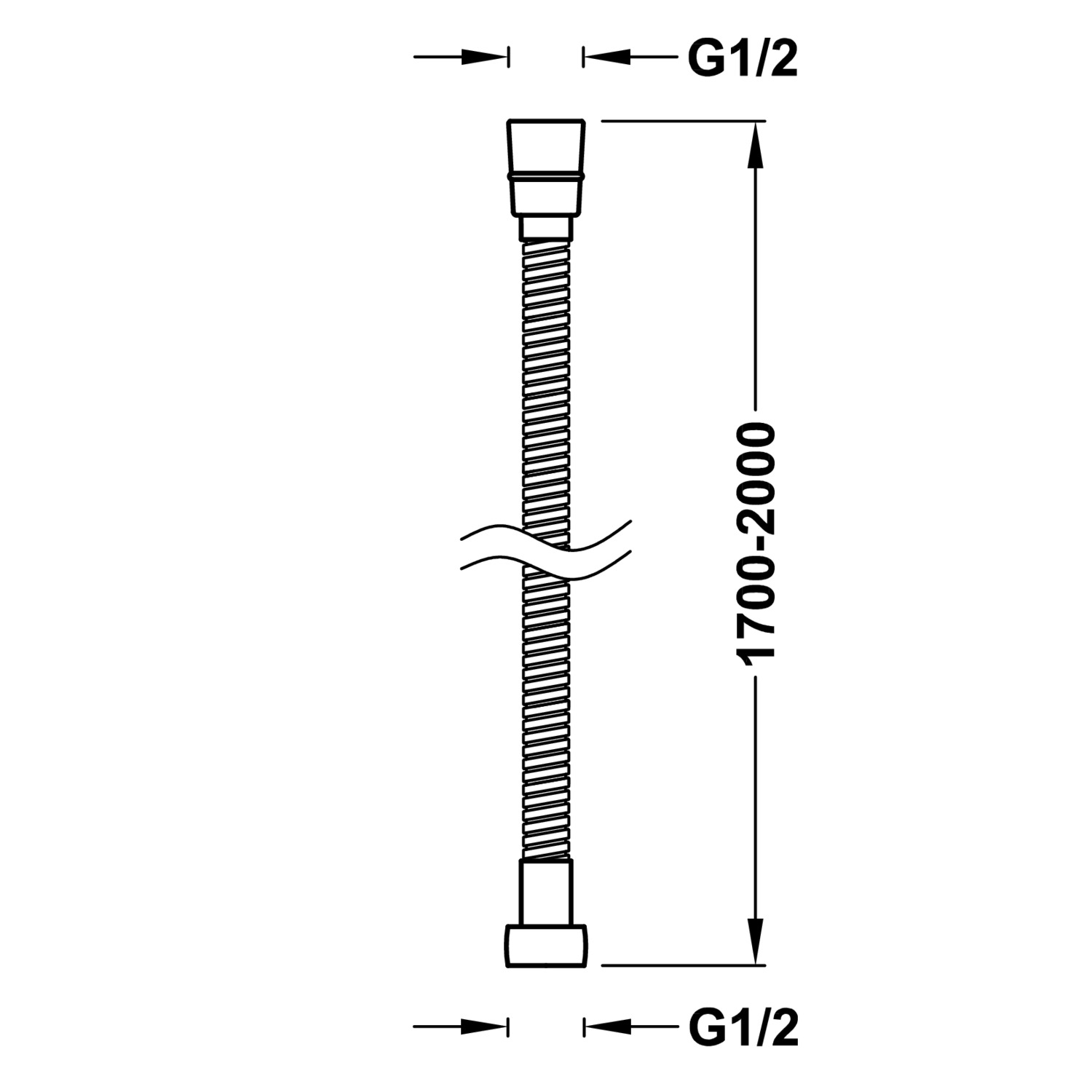 Усиленный и расширяемый металлический гибкий шланг-913483080 TRES RICAMBI - Вид №1
